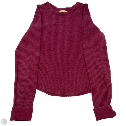 Top Long Sleeve By We The Free In Pink, Size: M