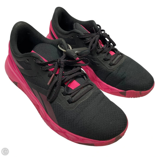 Shoes Athletic By Reebok In Black & Pink, Size: 9