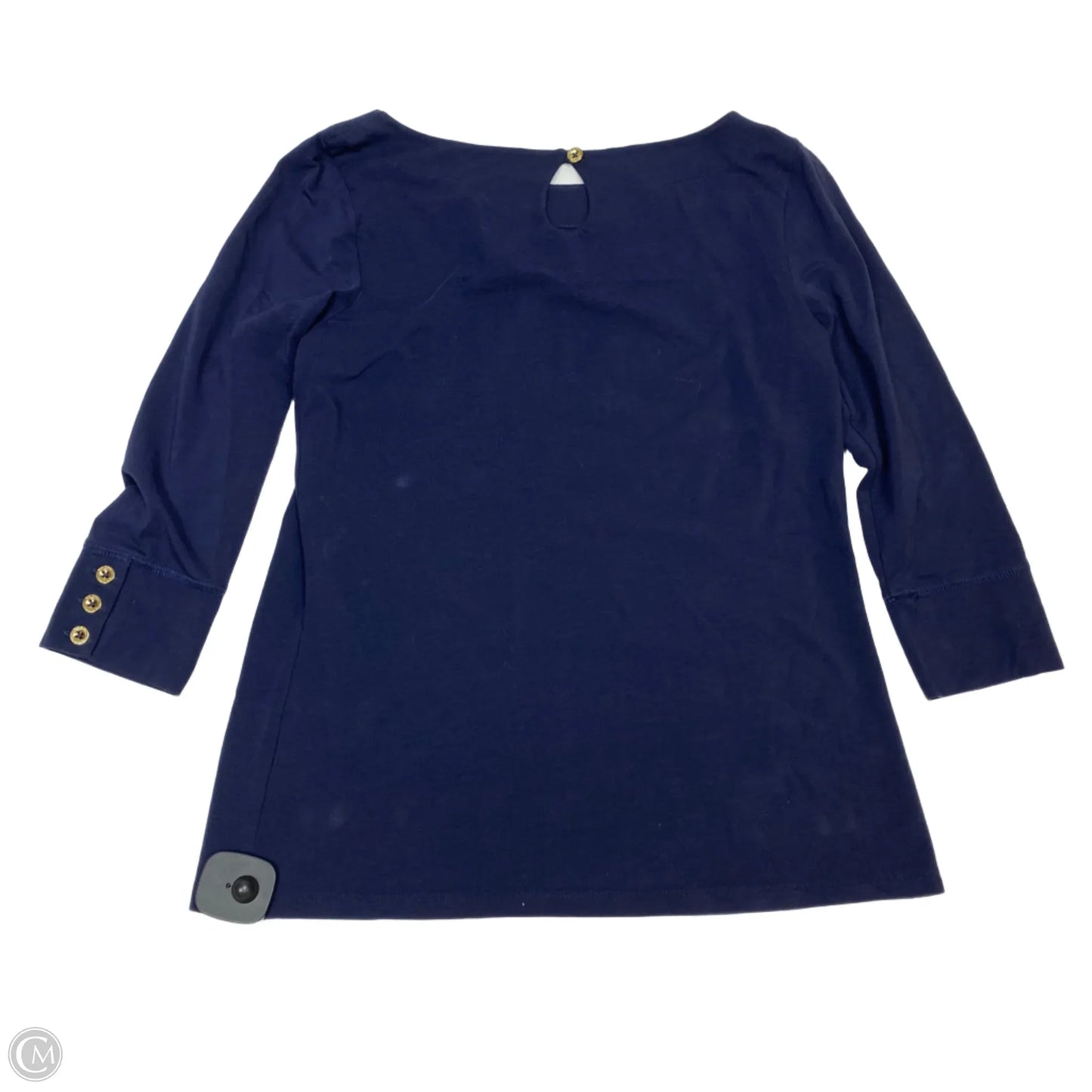 Top Long Sleeve Designer By Lilly Pulitzer In Blue, Size: S
