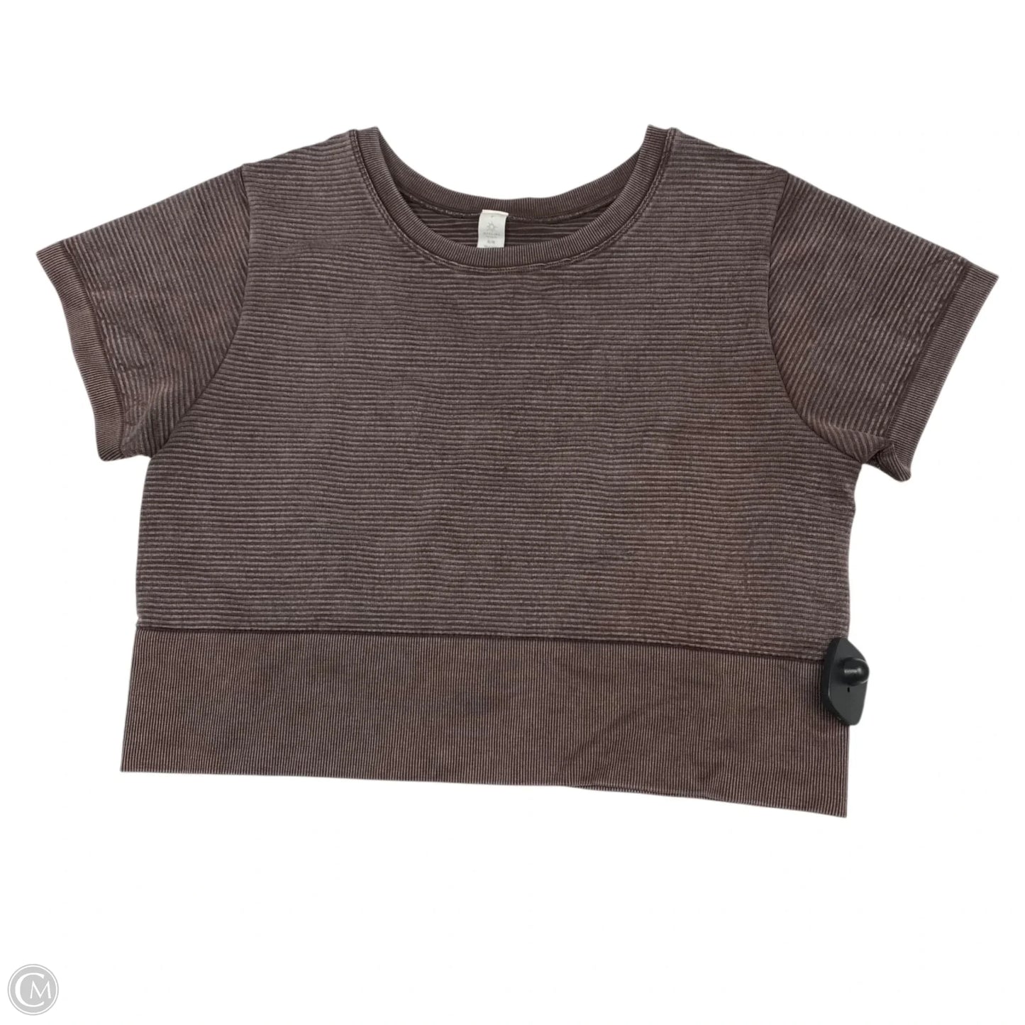 Top Short Sleeve By Aerie In Brown, Size: Xl