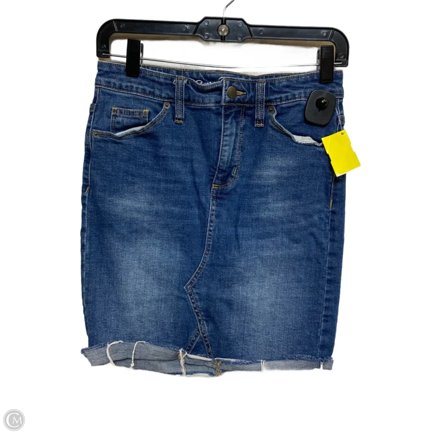 Skirt Mini & Short By Universal Thread In Blue Denim, Size: 4