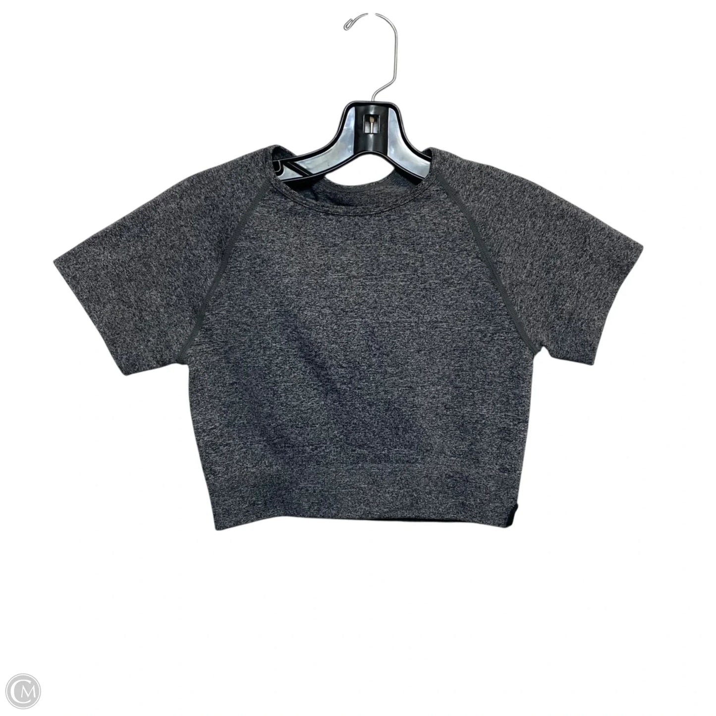 Athletic Top Short Sleeve By Clothes Mentor In Grey, Size: S
