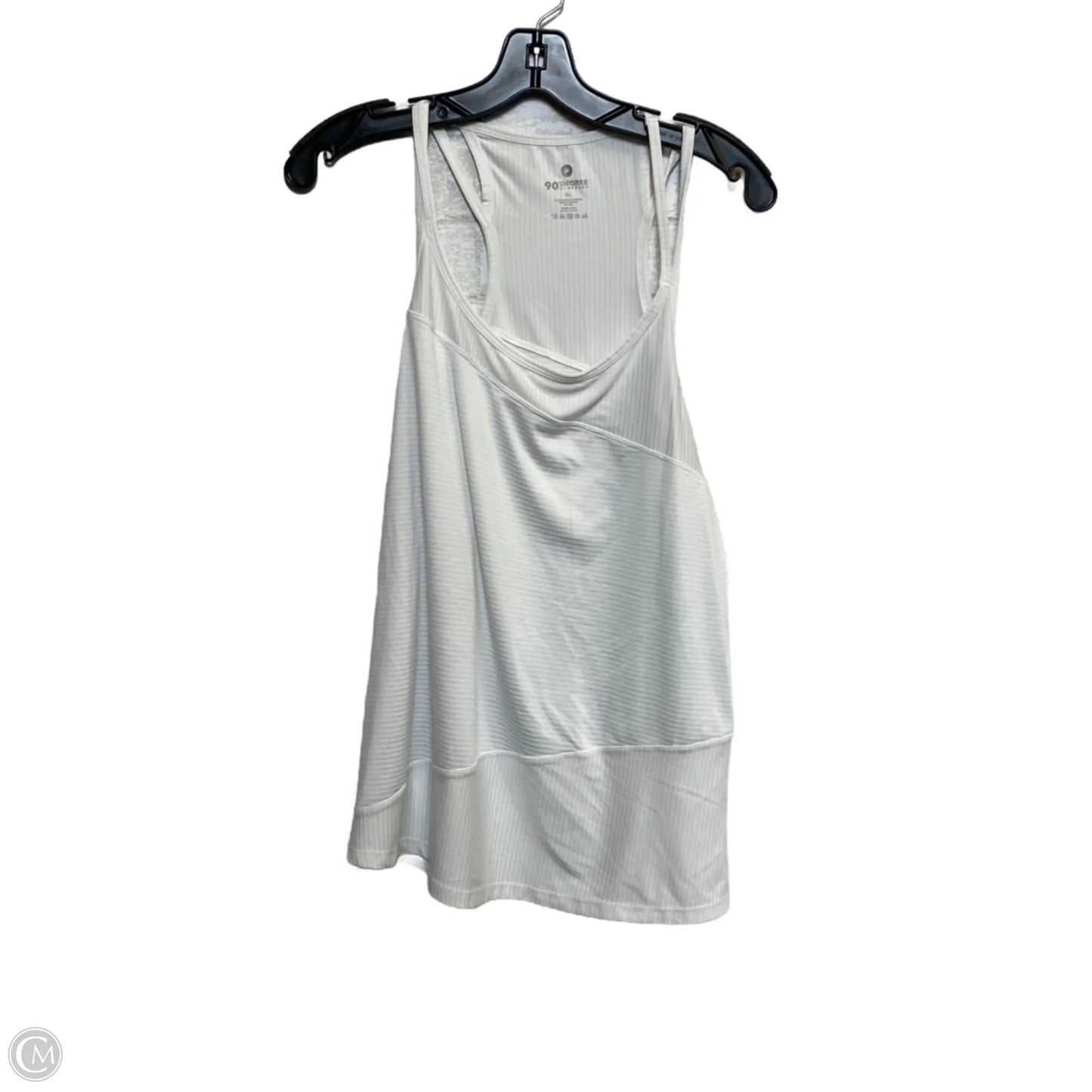 Athletic Tank Top By 90 Degrees By Reflex In White, Size: Xl