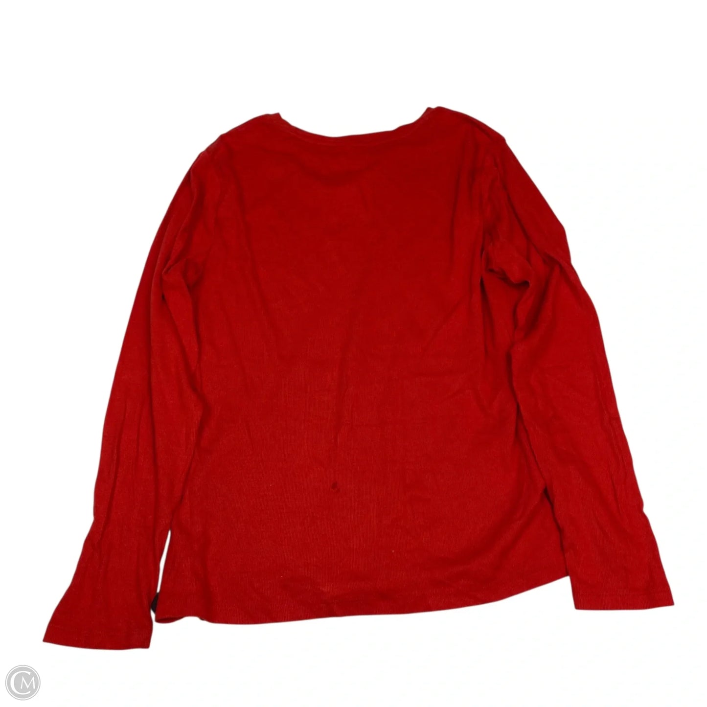 Top Long Sleeve By A New Day In Red, Size: Xl