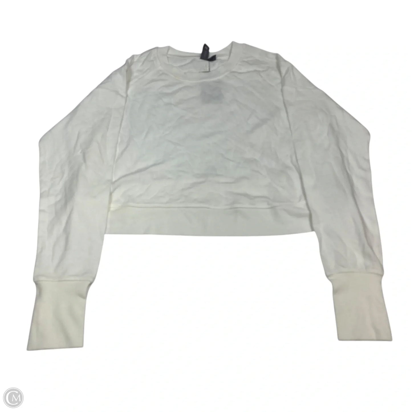 Athletic Sweatshirt Crewneck By Sweaty Betty In Cream, Size: S