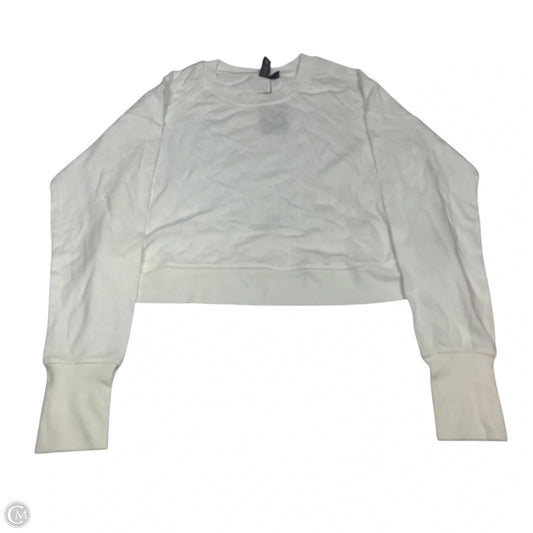 Athletic Sweatshirt Crewneck By Sweaty Betty In Cream, Size: S