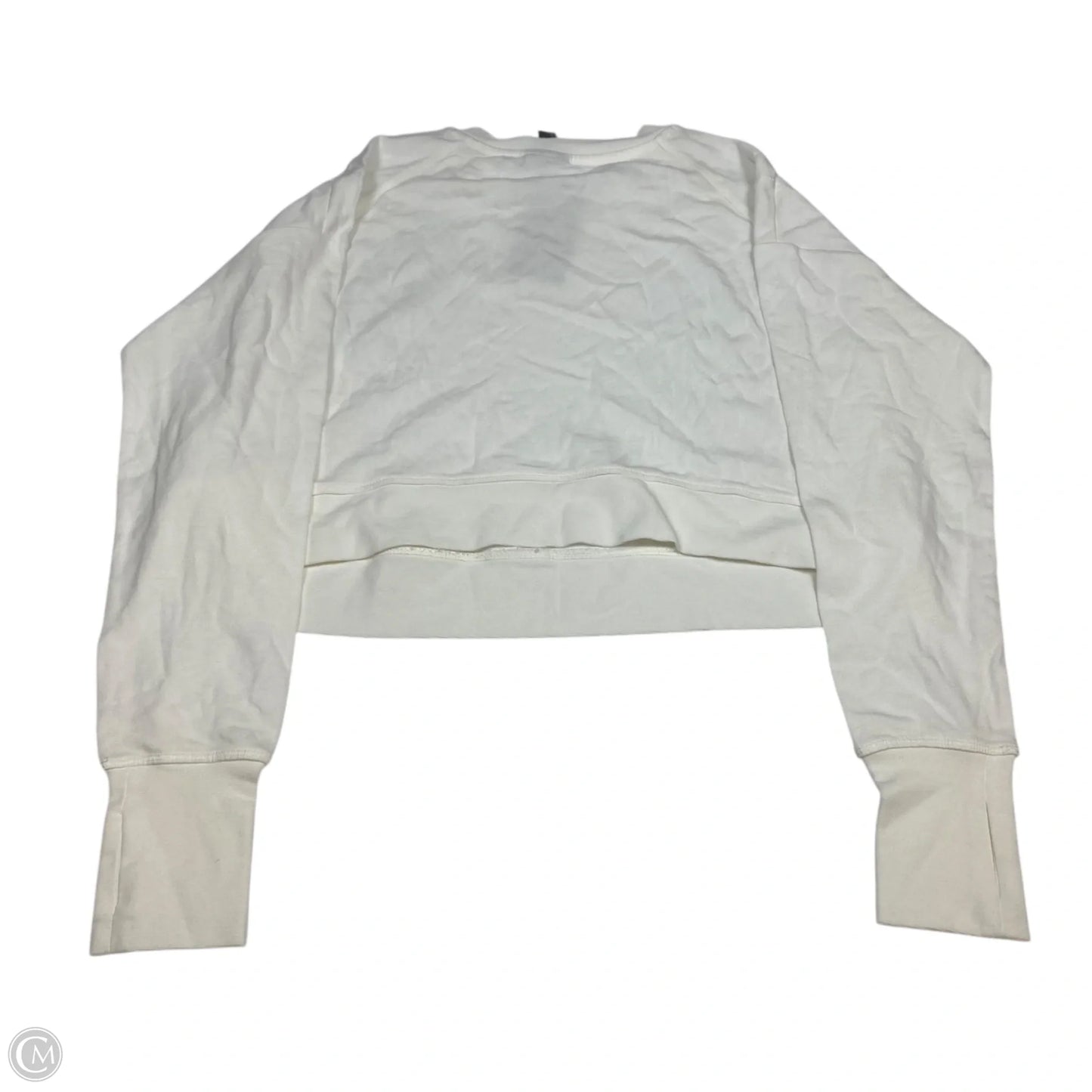 Athletic Sweatshirt Crewneck By Sweaty Betty In Cream, Size: S
