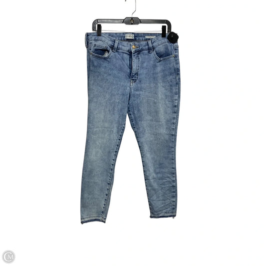 Jeans Skinny By Wonderly In Blue Denim, Size: 14