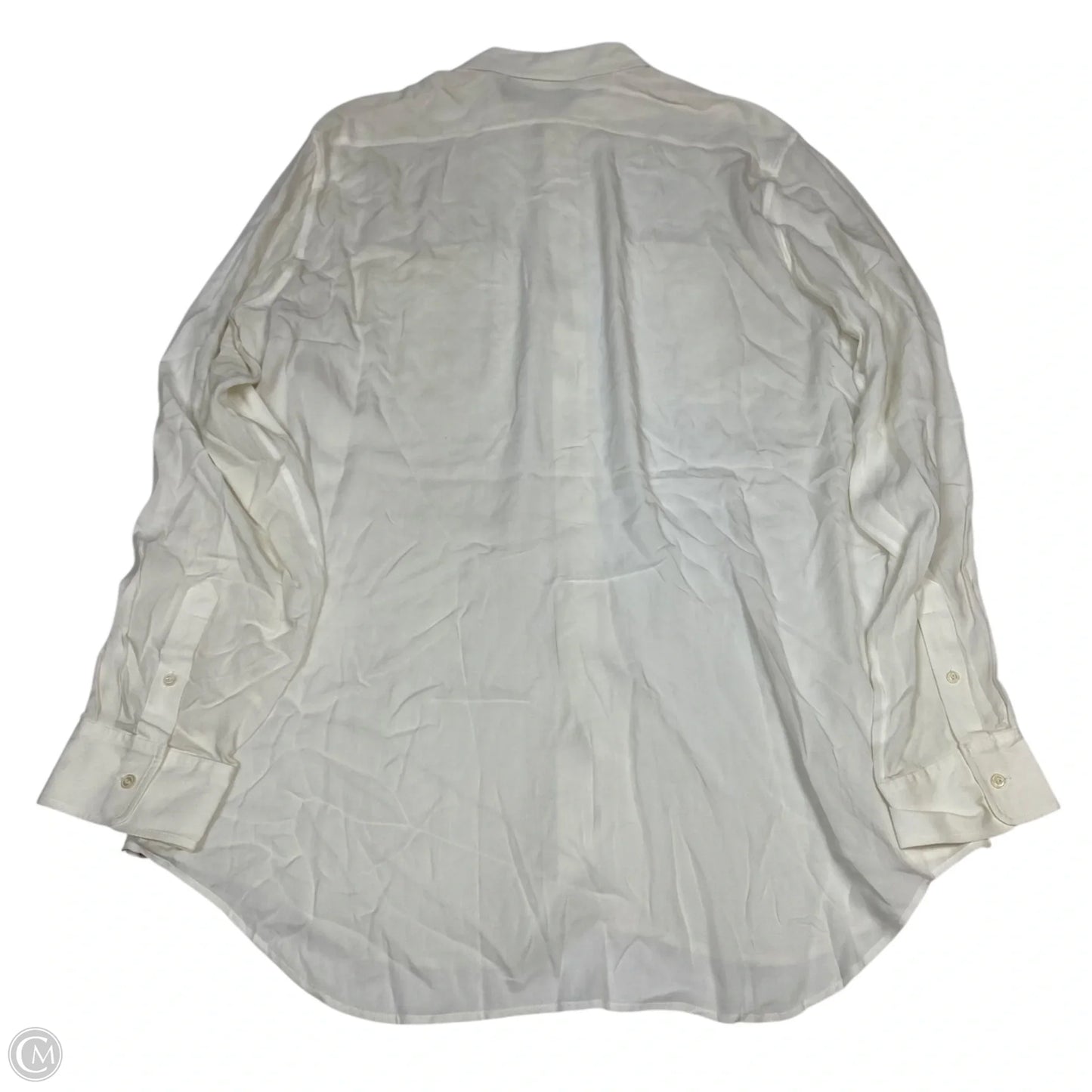 Top Long Sleeve By Polo Ralph Lauren In White, Size: Xl