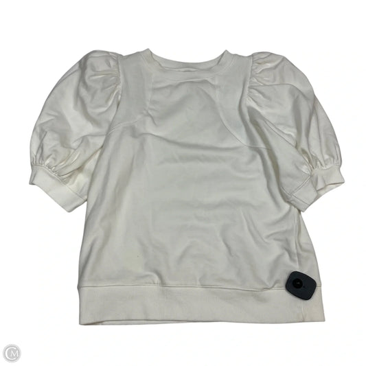 Top Short Sleeve By Easel In Cream, Size: S
