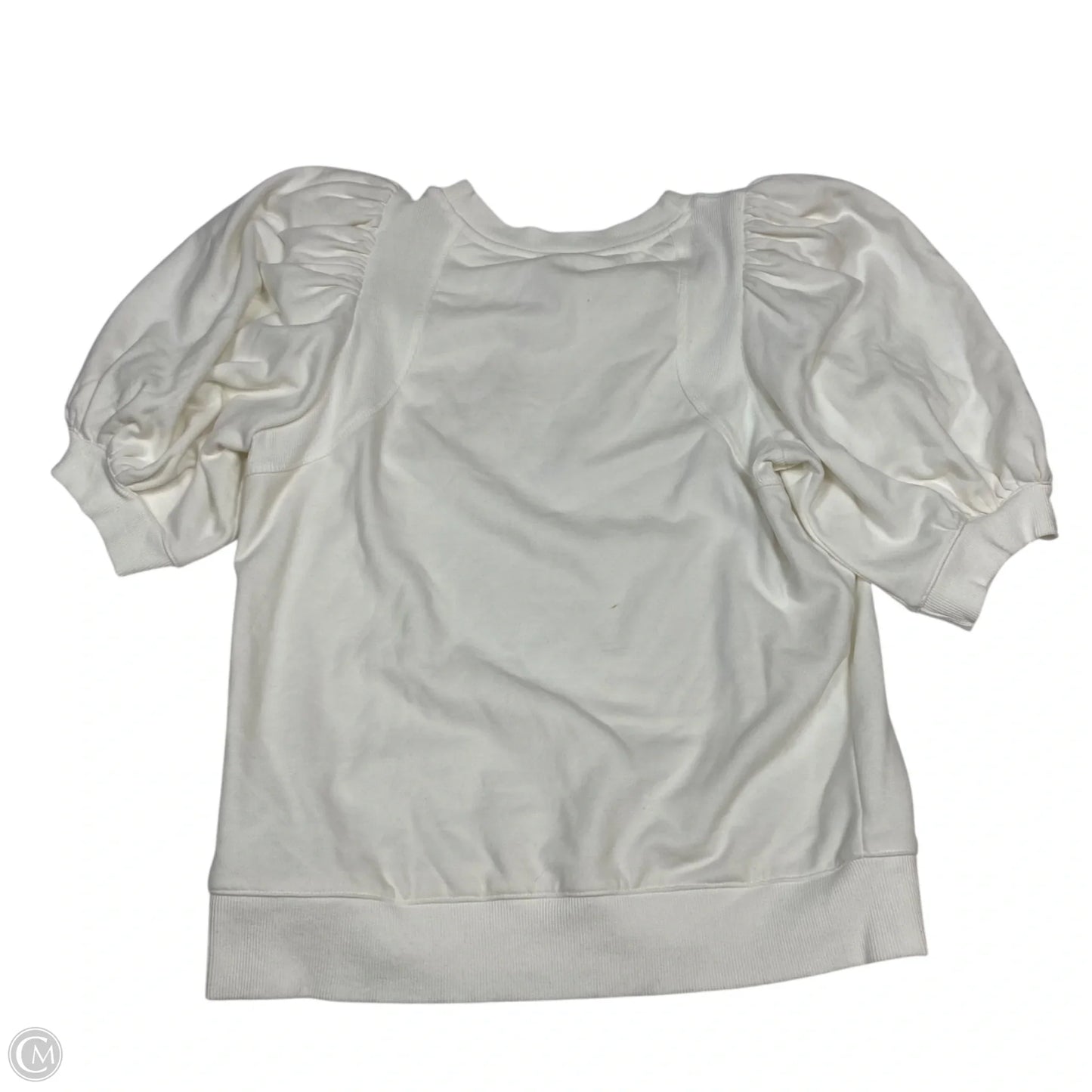 Top Short Sleeve By Easel In Cream, Size: S