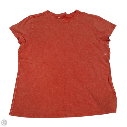 Top Short Sleeve By Aerie In Orange, Size: M
