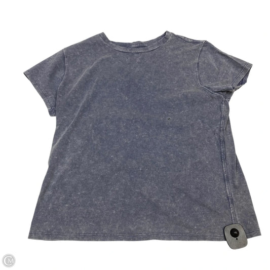 Top Short Sleeve By Aerie In Blue, Size: M