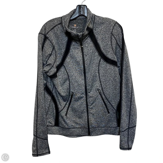 Athletic Jacket By Tangerine In Grey, Size: L