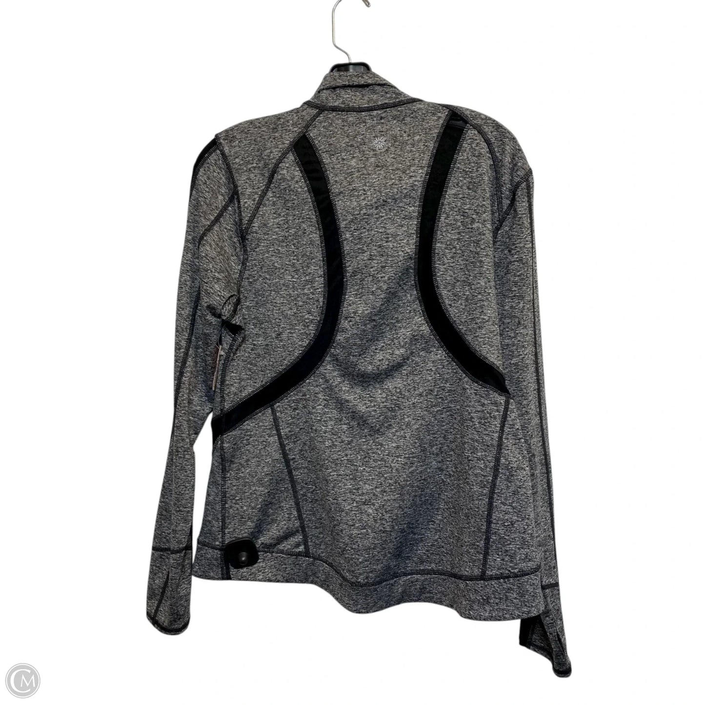 Athletic Jacket By Tangerine In Grey, Size: L