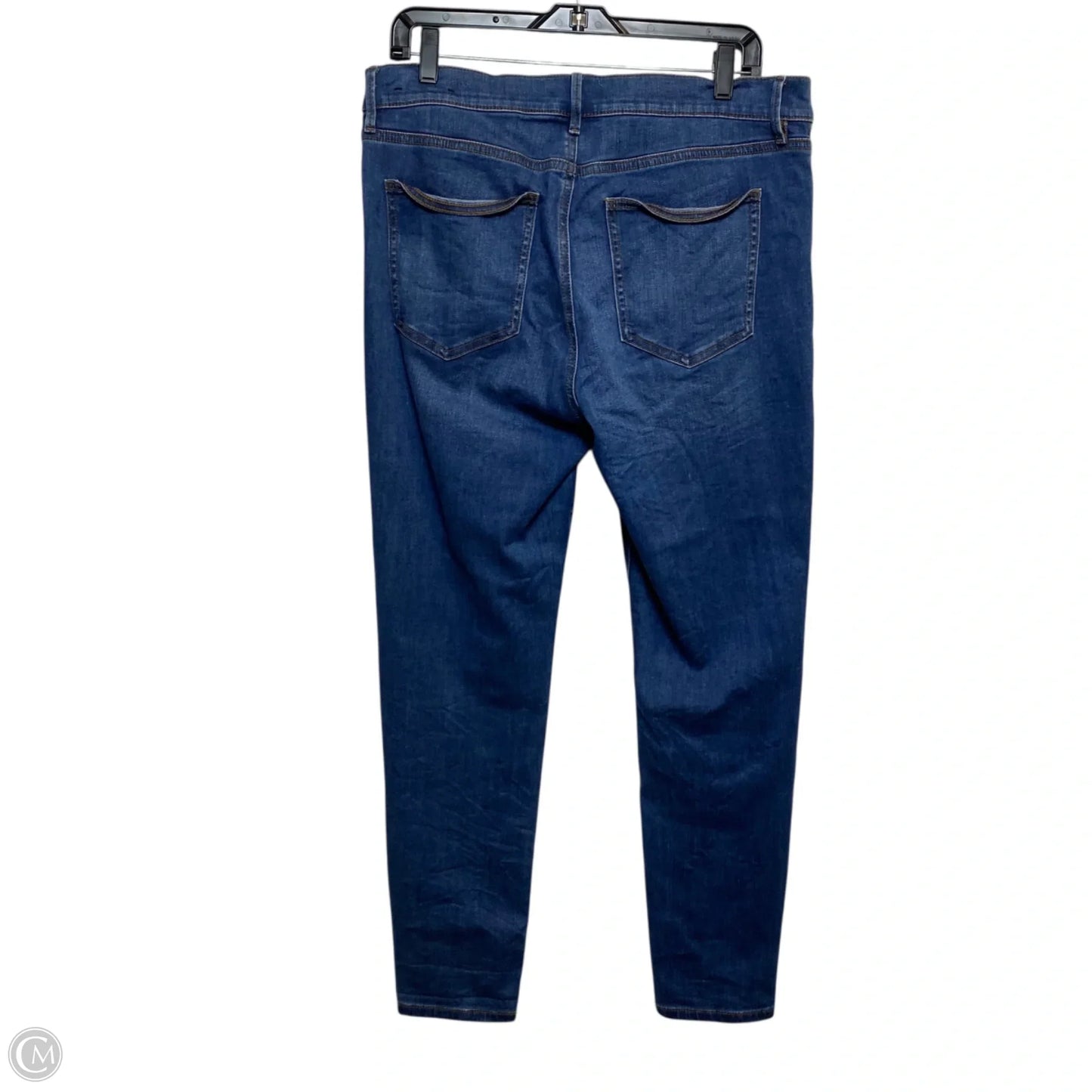 Jeans Straight By Ann Taylor In Blue Denim, Size: 12