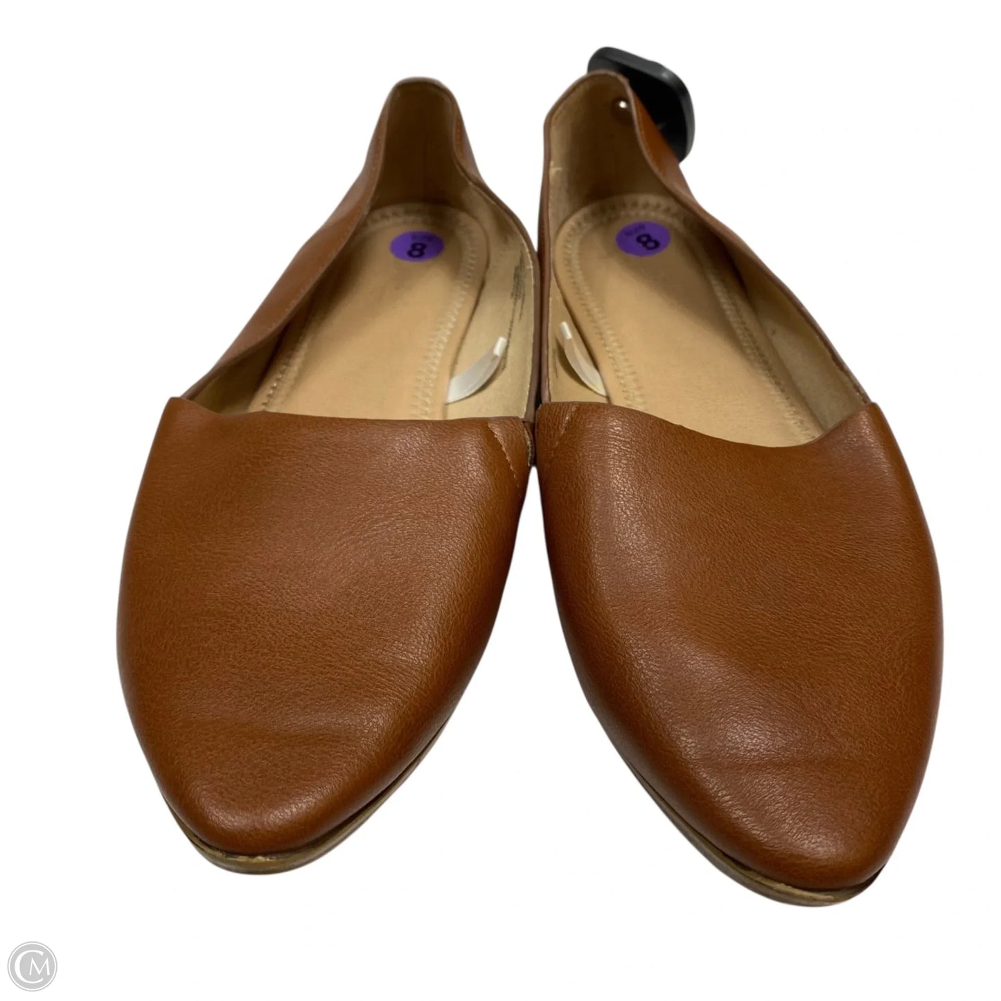 Shoes Flats By Universal Thread In Brown, Size: 8