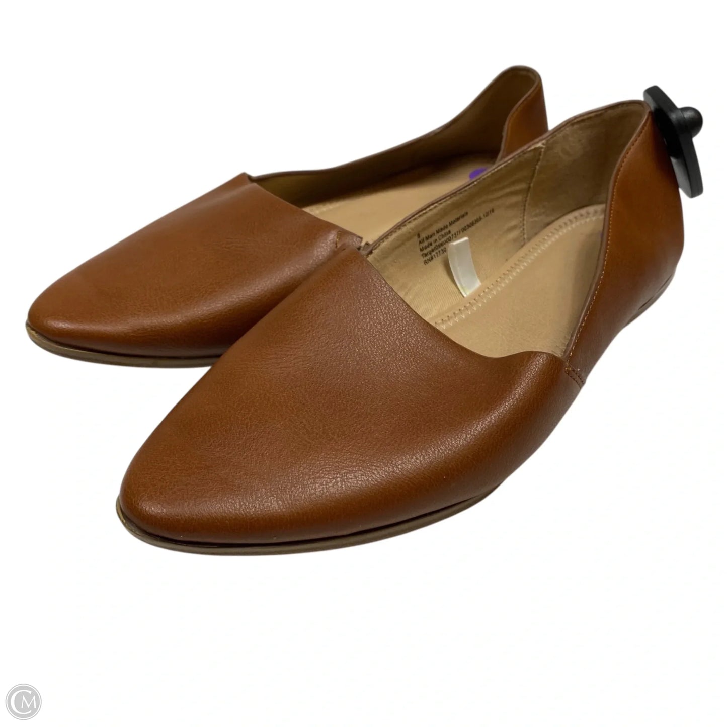 Shoes Flats By Universal Thread In Brown, Size: 8