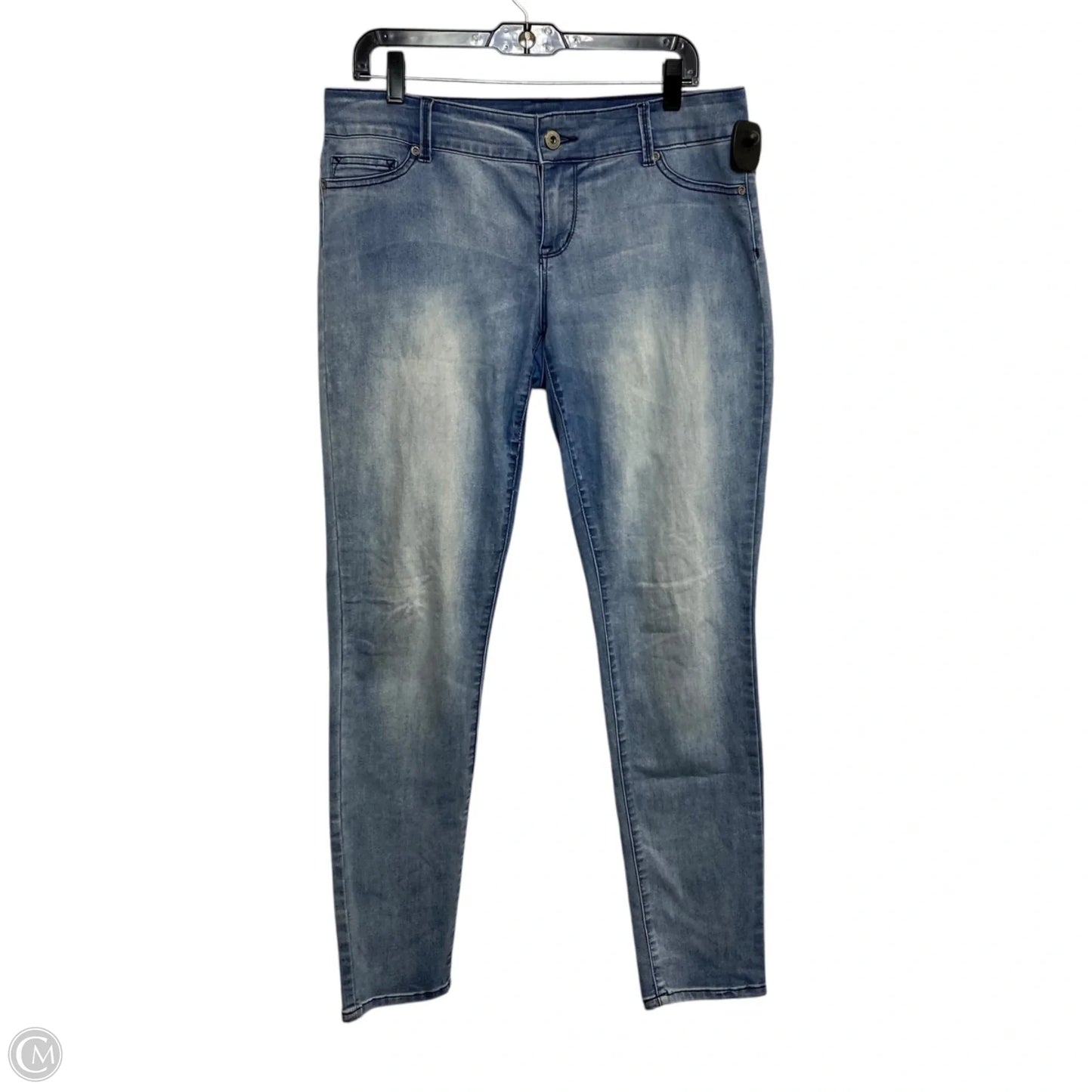 Jeans Skinny By Maurices In Blue Denim, Size: L