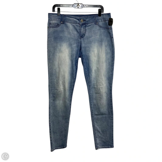 Jeans Skinny By Maurices In Blue Denim, Size: L