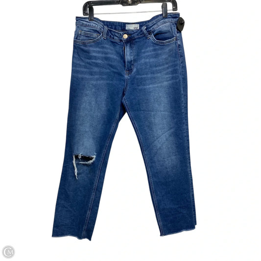 Jeans Cropped By Vervet In Blue Denim, Size: 12