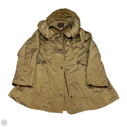 Jacket Designer By Cole-haan In Brown, Size: L