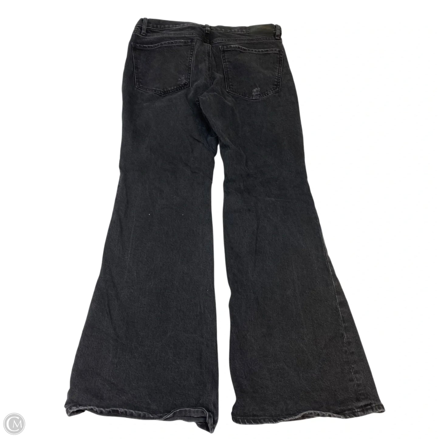 Jeans Boot Cut By Express In Black Denim, Size: 12
