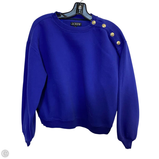 Sweatshirt Crewneck By J. Crew In Blue, Size: S