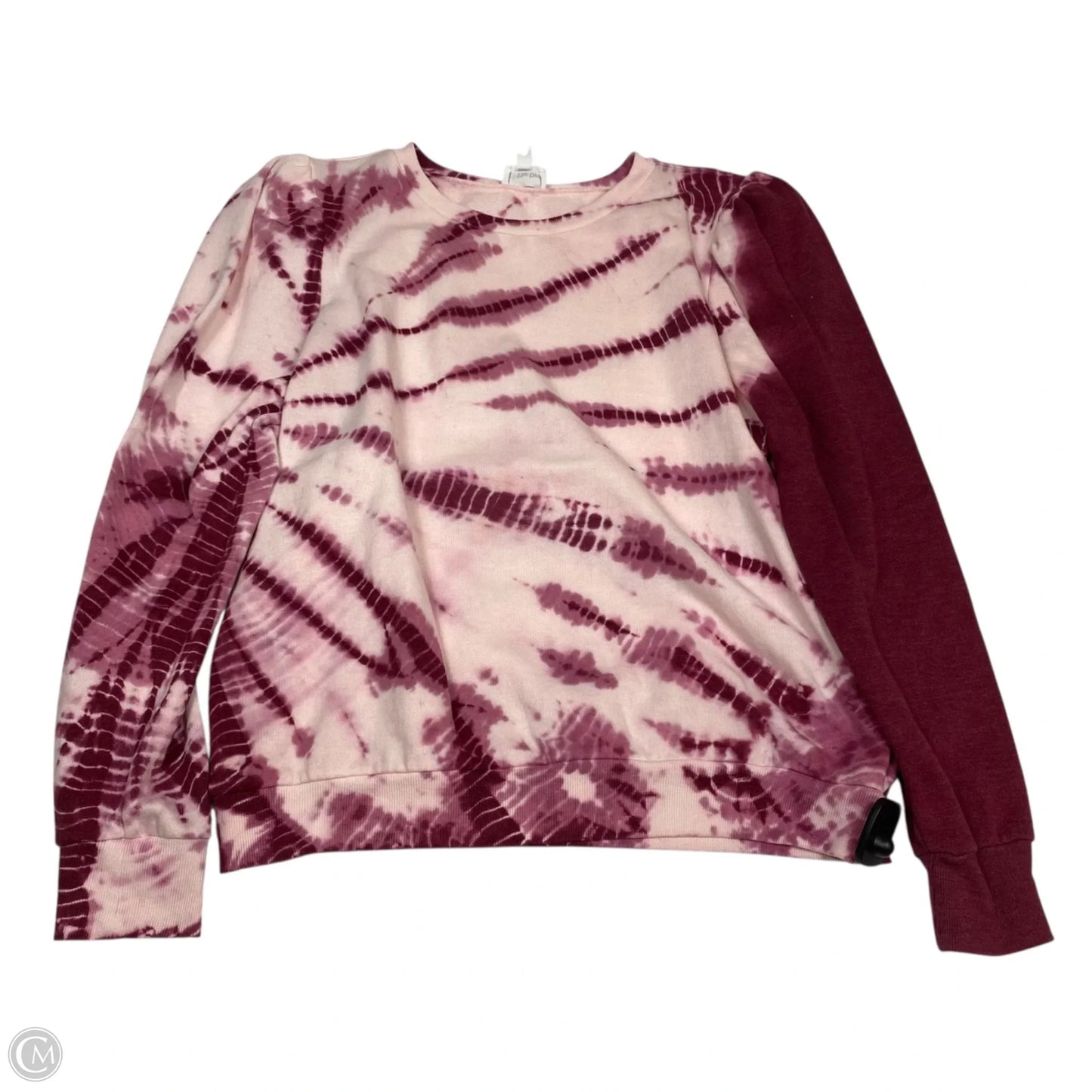 Top Long Sleeve By The Drop In Pink, Size: Xl