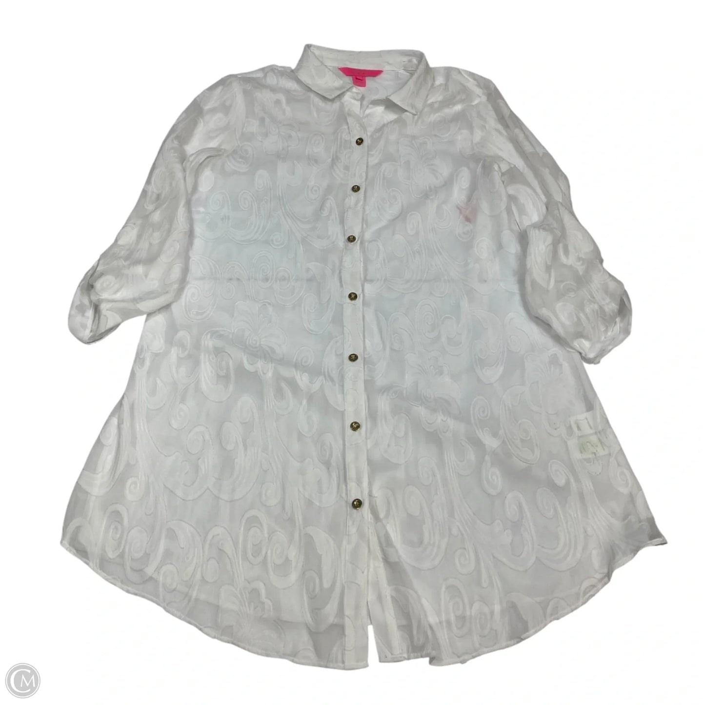 Tunic Designer By Lilly Pulitzer In White, Size: S