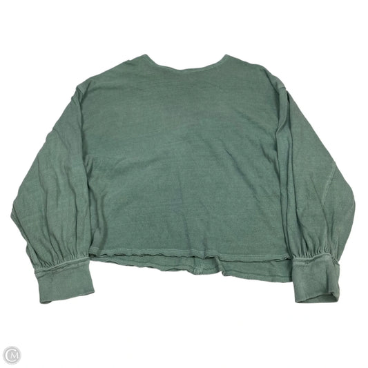 Top Long Sleeve By We The Free In Green, Size: L