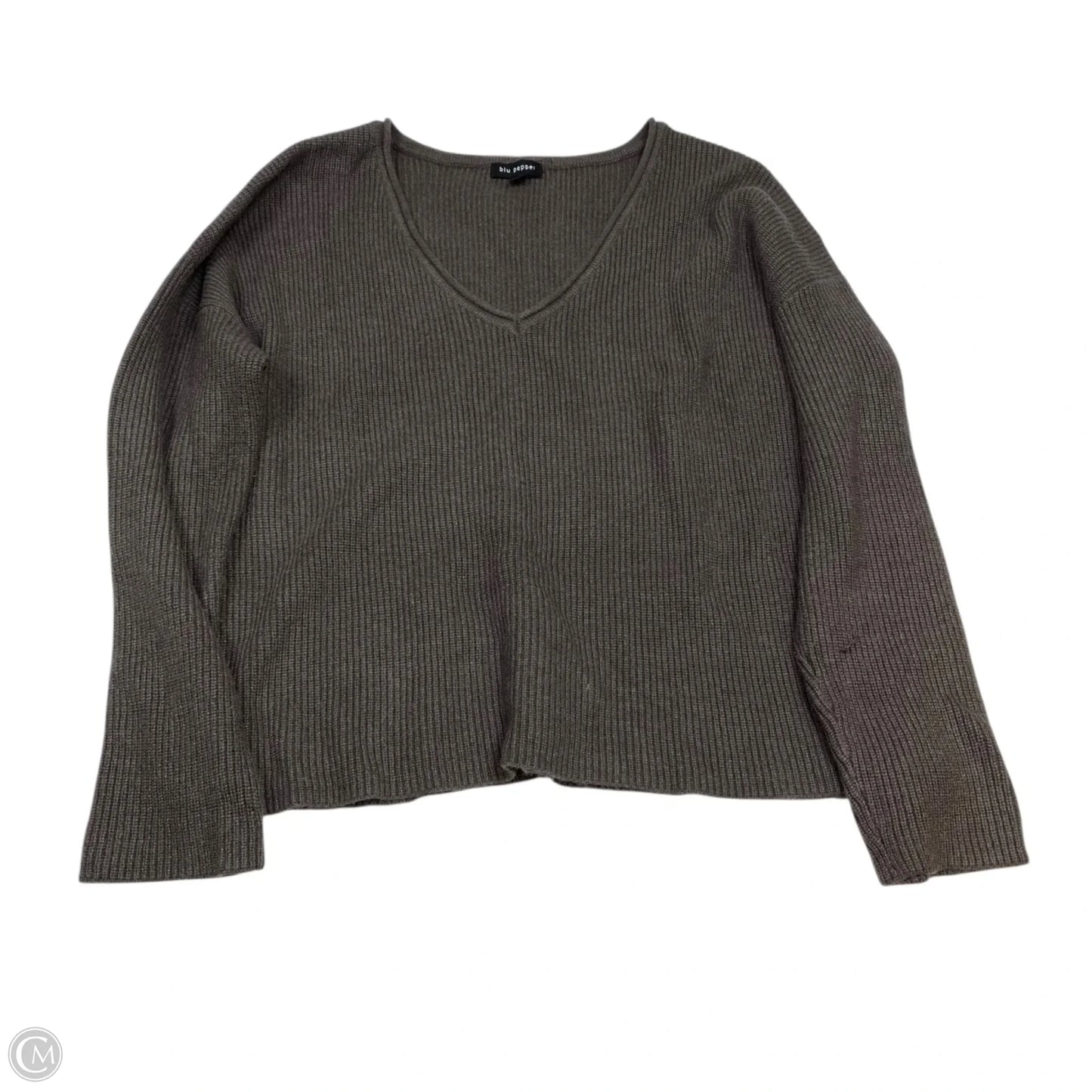 Sweater By Blu Pepper In Grey, Size: M