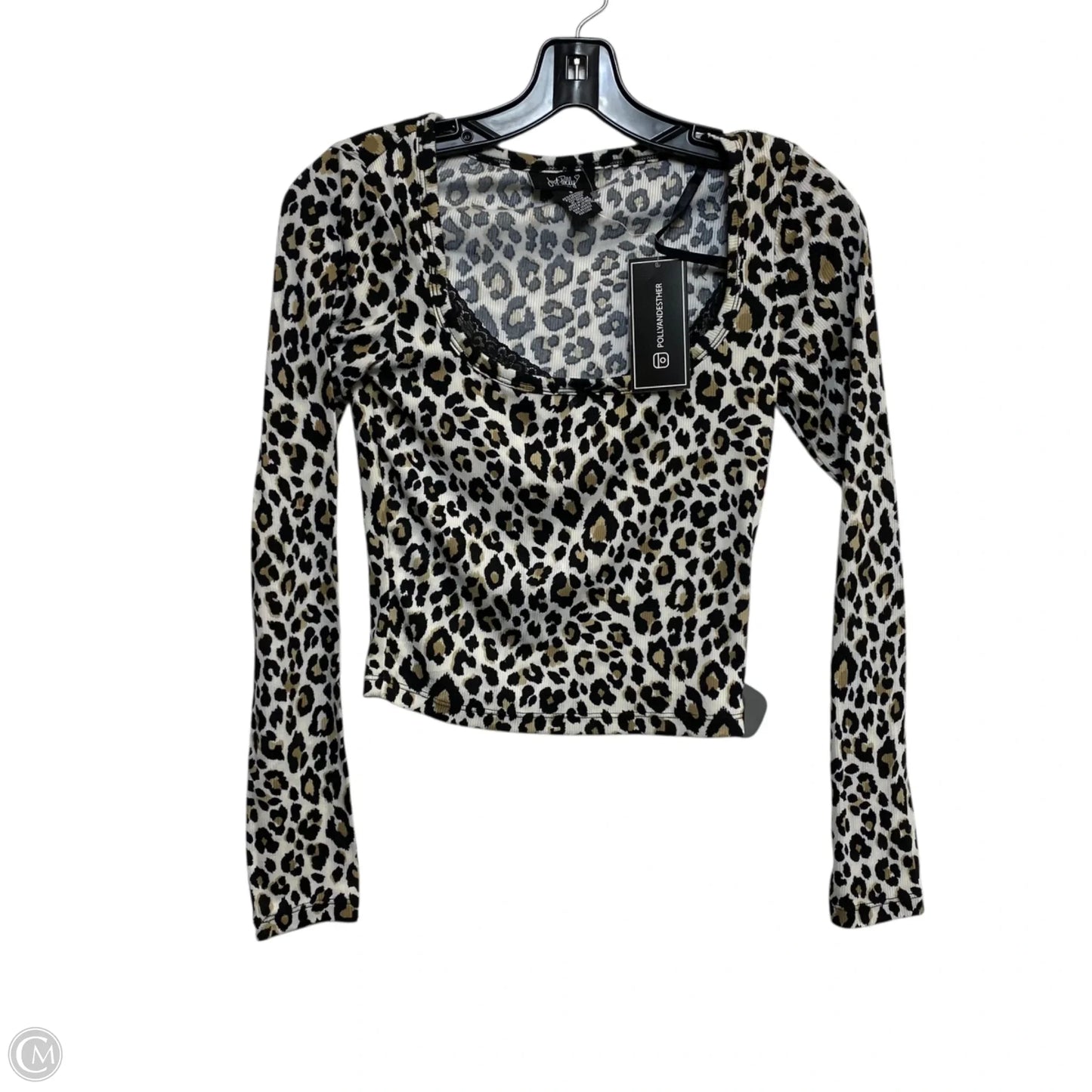 Top Long Sleeve By Just Polly In Animal Print, Size: S