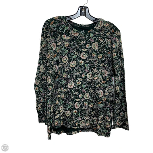 Top Long Sleeve By J. Jill In Green, Size: Lp