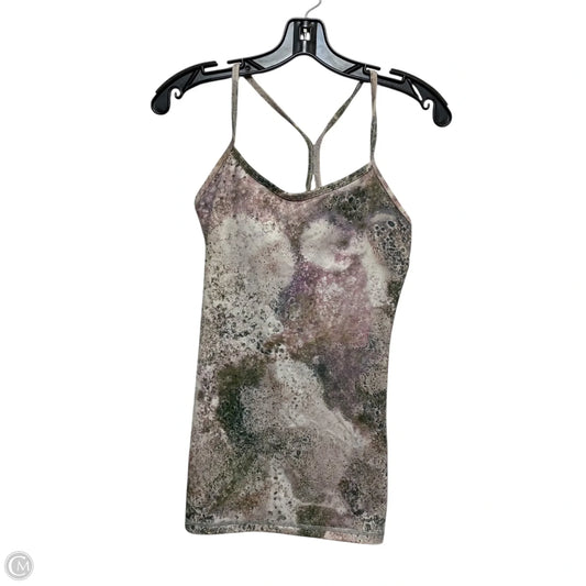 Athletic Tank Top Designer By Lululemon In Green & Purple, Size: L
