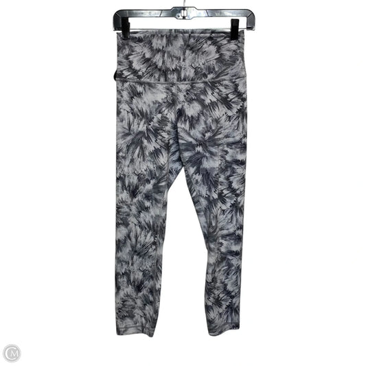 Athletic Leggings Designer By Lululemon In Grey, Size: S