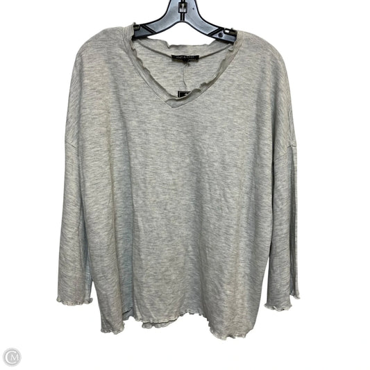Top Long Sleeve By Knit & Cast In Grey, Size: Xl
