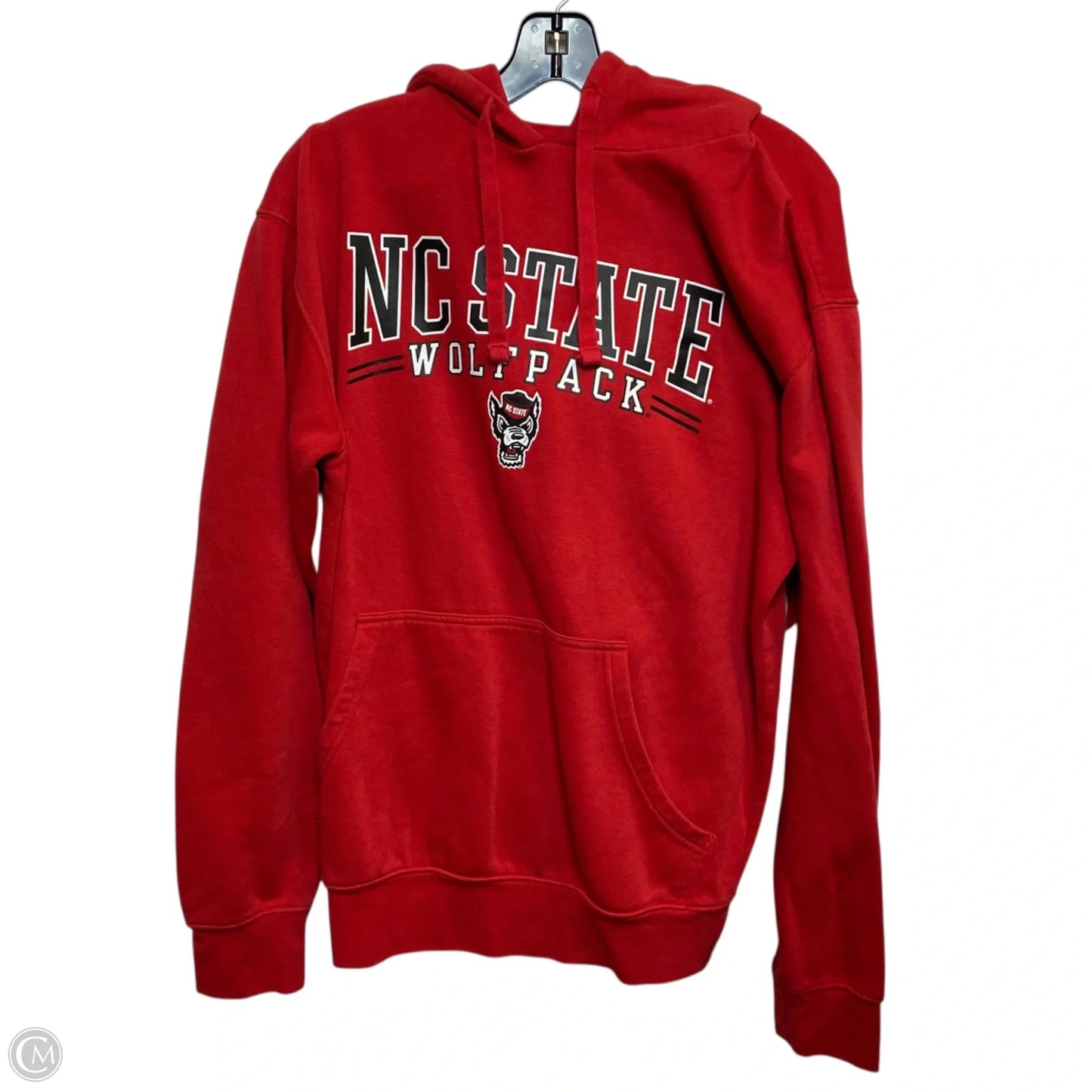 Athletic Sweatshirt Hoodie By Hanes In Red, Size: M