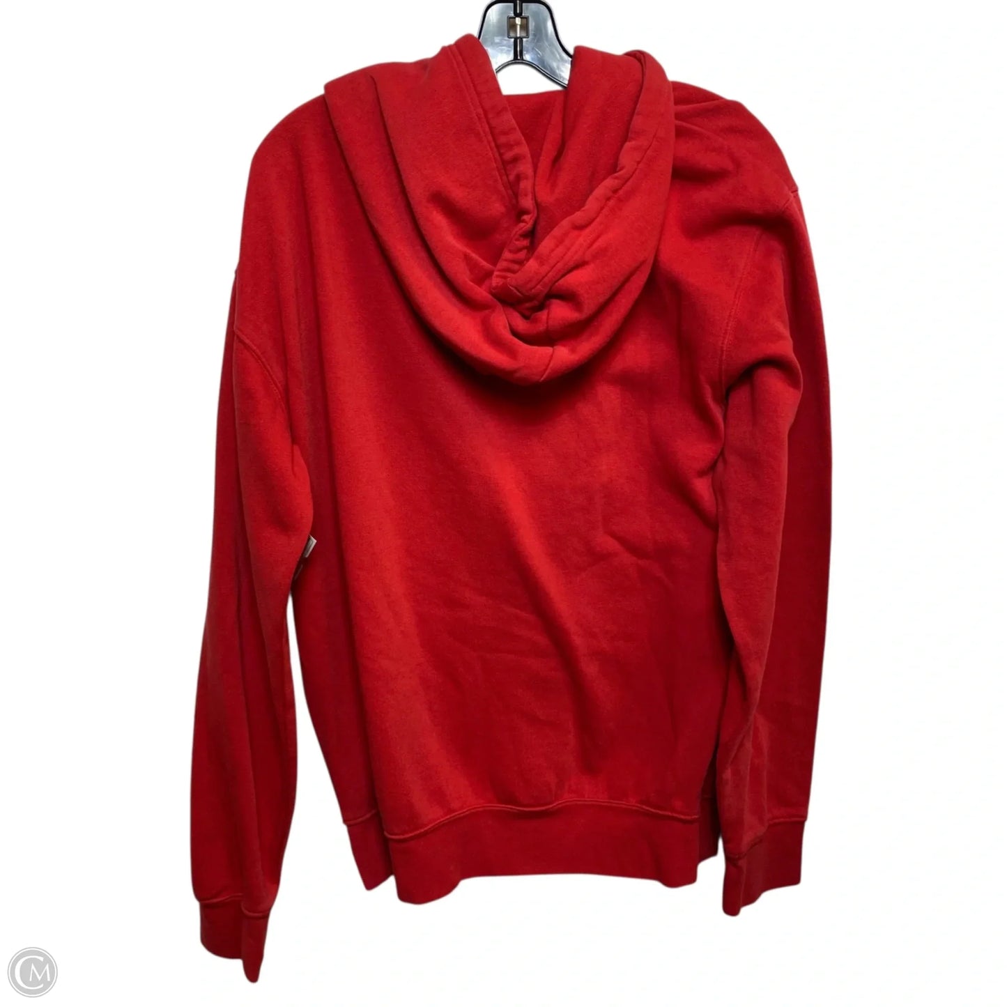 Athletic Sweatshirt Hoodie By Hanes In Red, Size: M