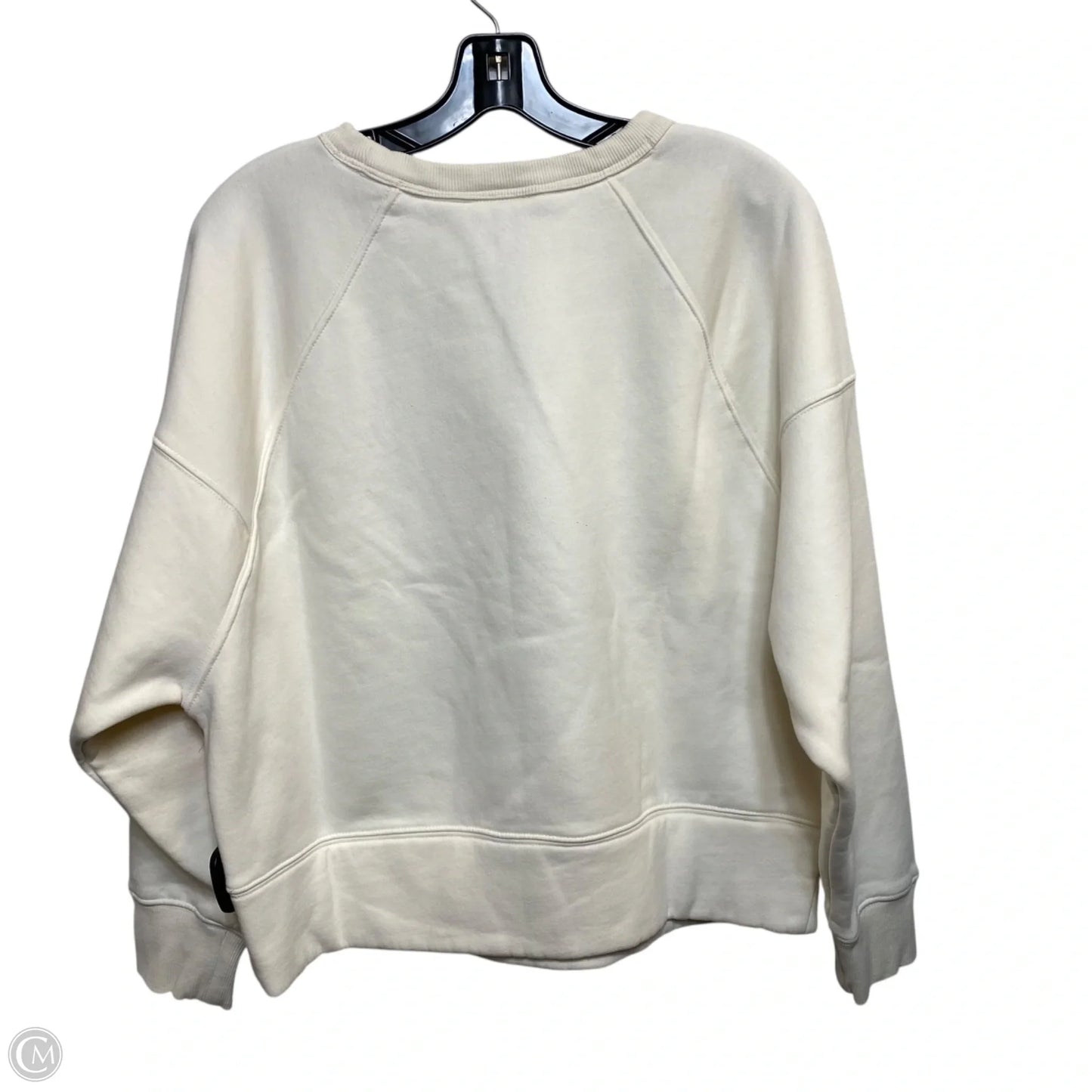 Sweatshirt Crewneck By Lou And Grey In Cream, Size: S