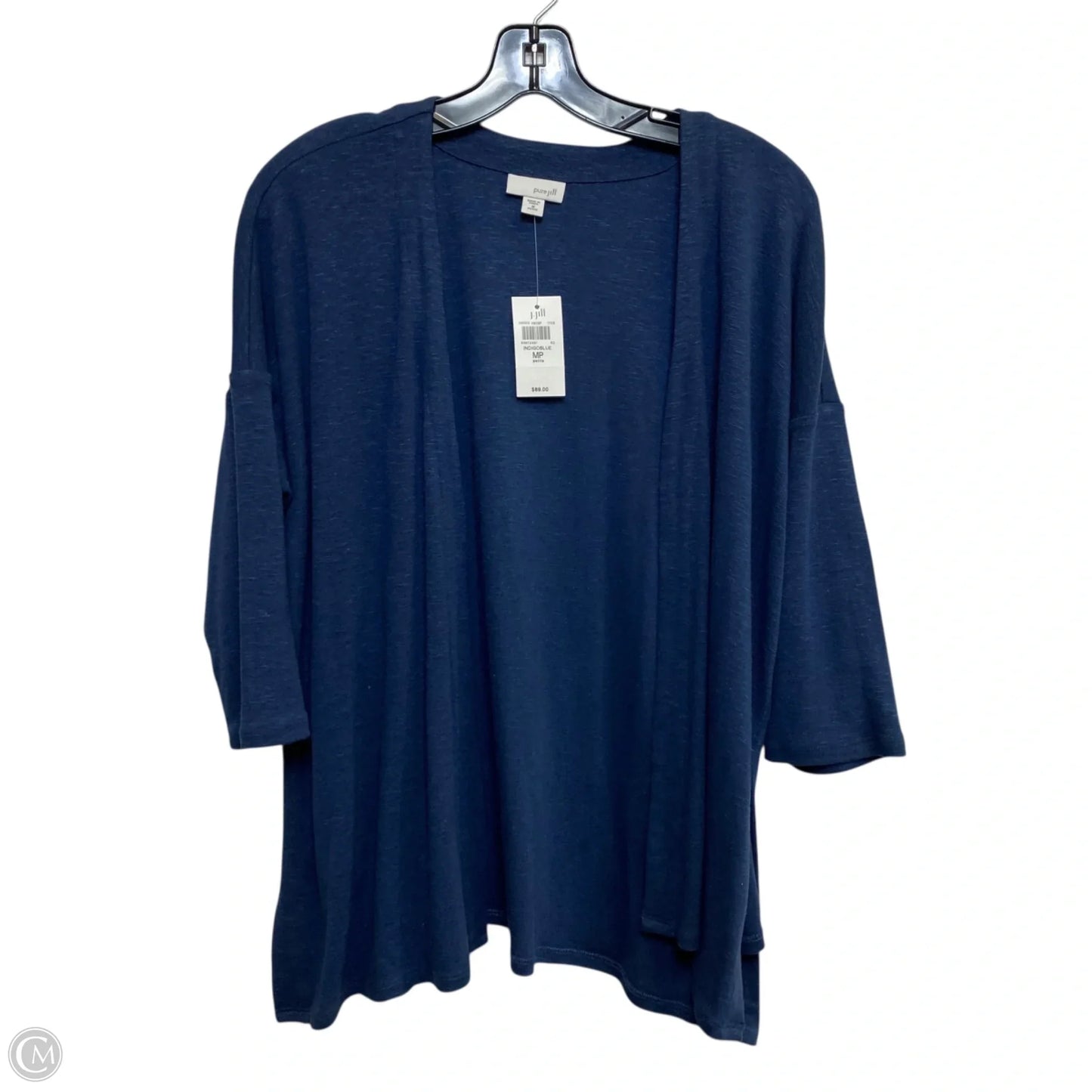 Cardigan By Pure Jill In Blue, Size: Mp