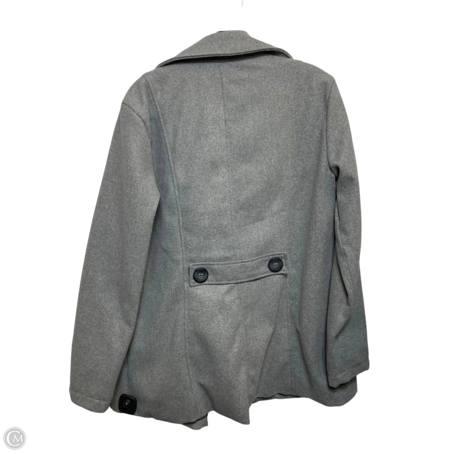 Coat Peacoat By Me Jane In Grey, Size: L