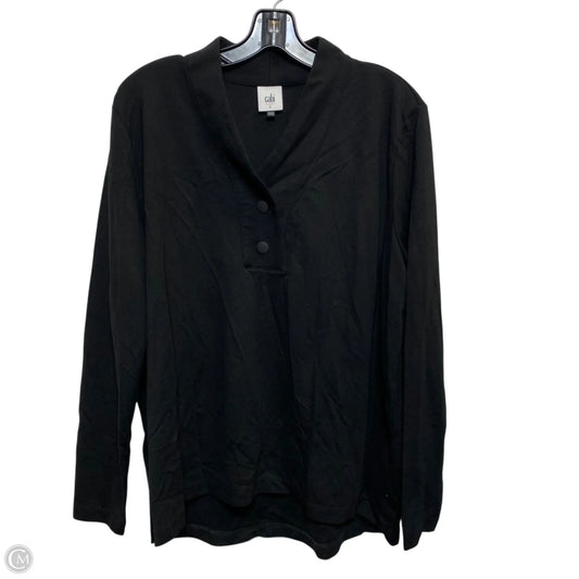 Top Long Sleeve By Cabi In Black, Size: L