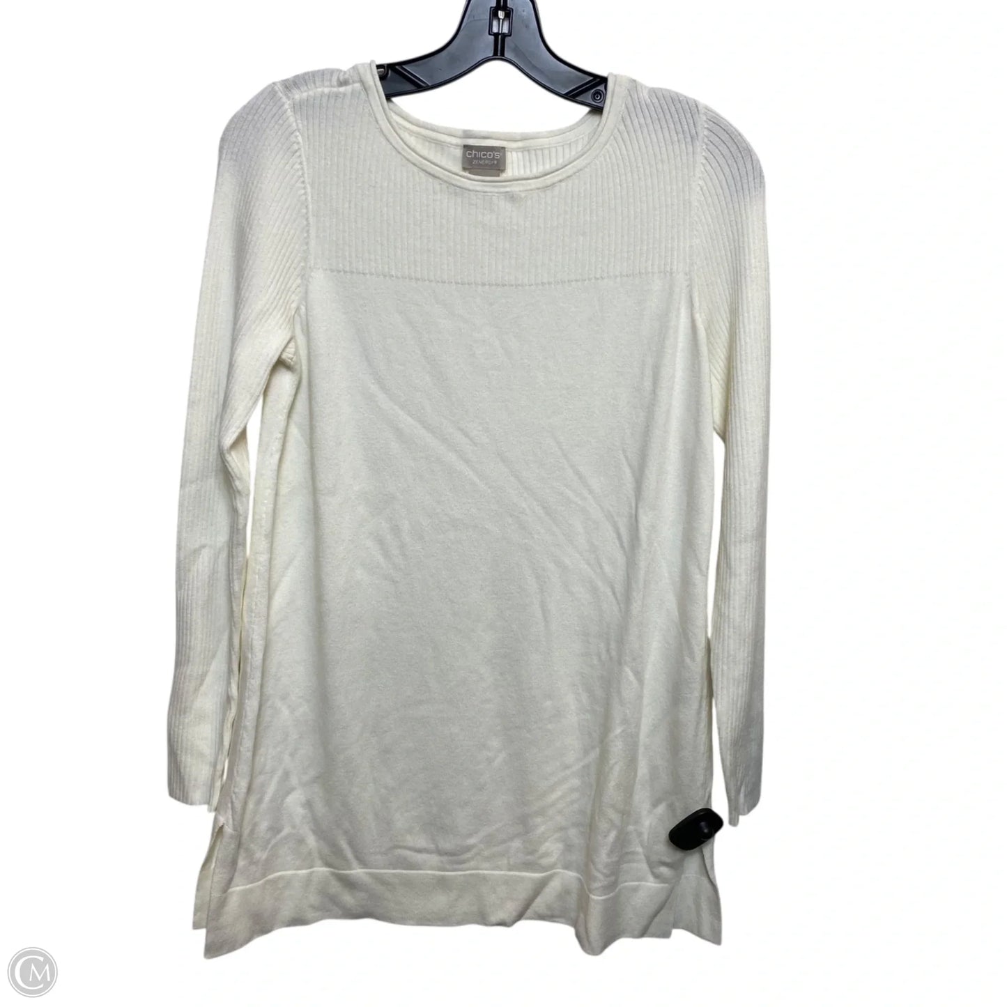 Sweater By Chicos In Cream, Size: S