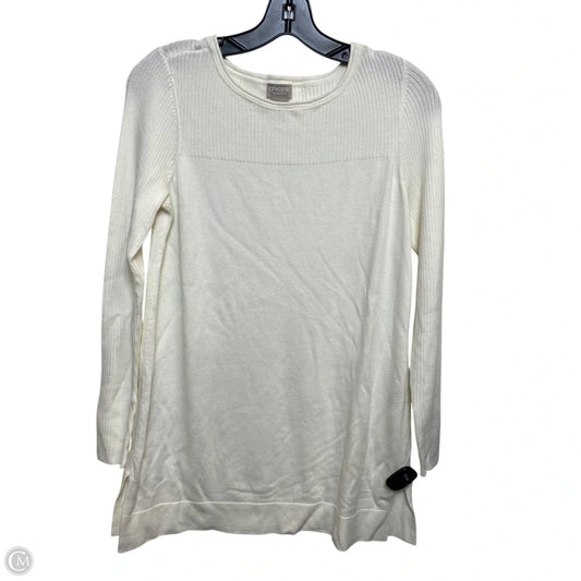 Sweater By Chicos In Cream, Size: S