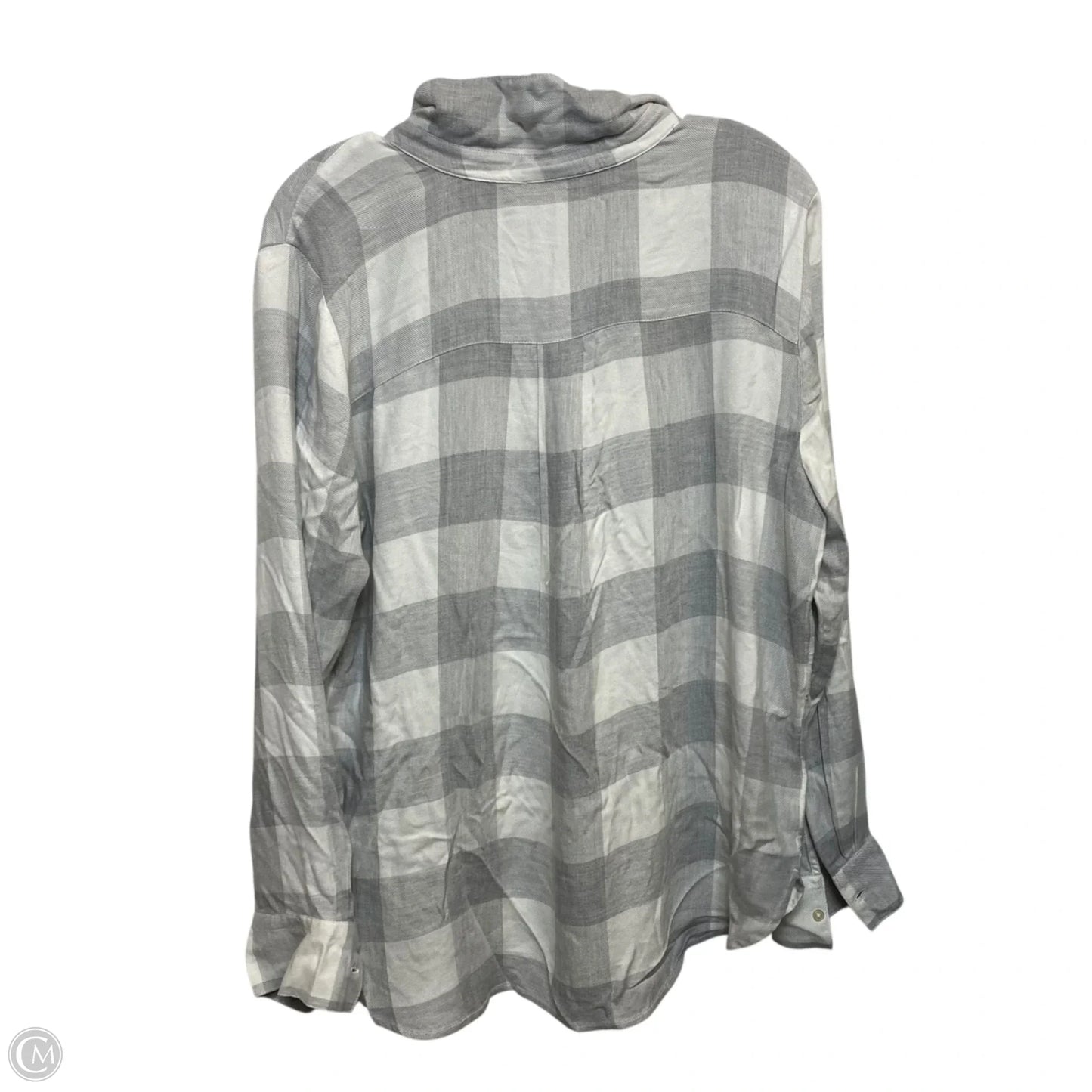 Top Long Sleeve By Loft In Grey, Size: L