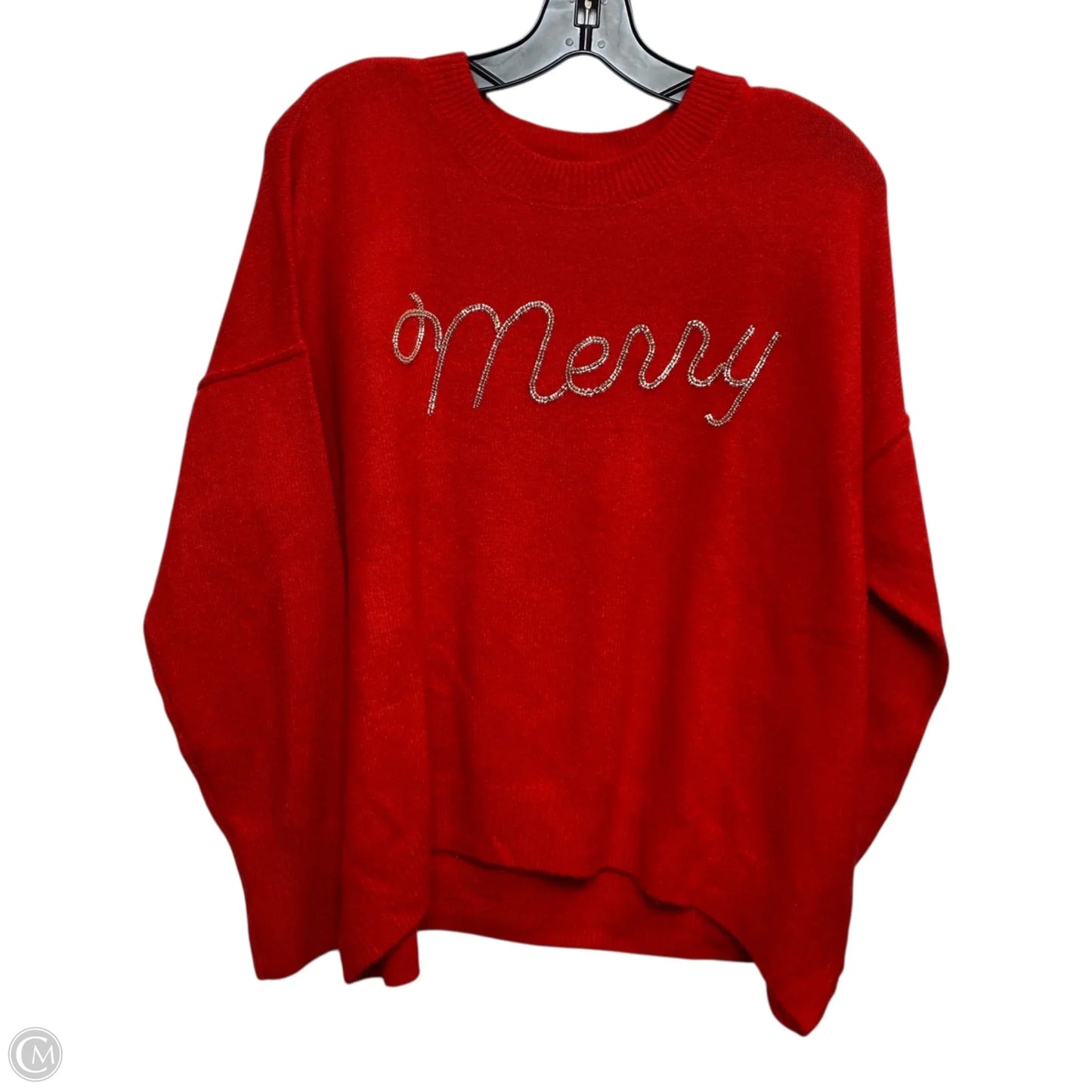 Sweater By Vince Camuto In Red, Size: Xl