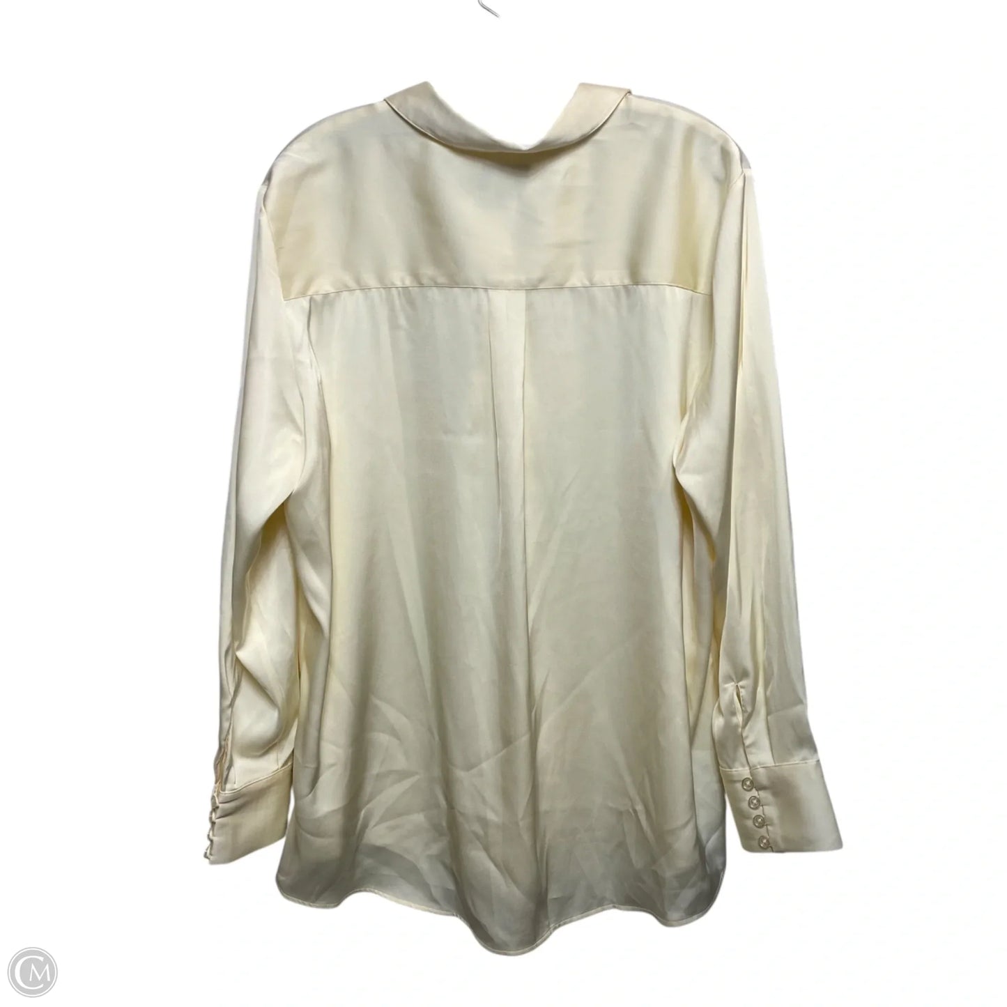 Top Long Sleeve By Lands End In Cream, Size: Xl