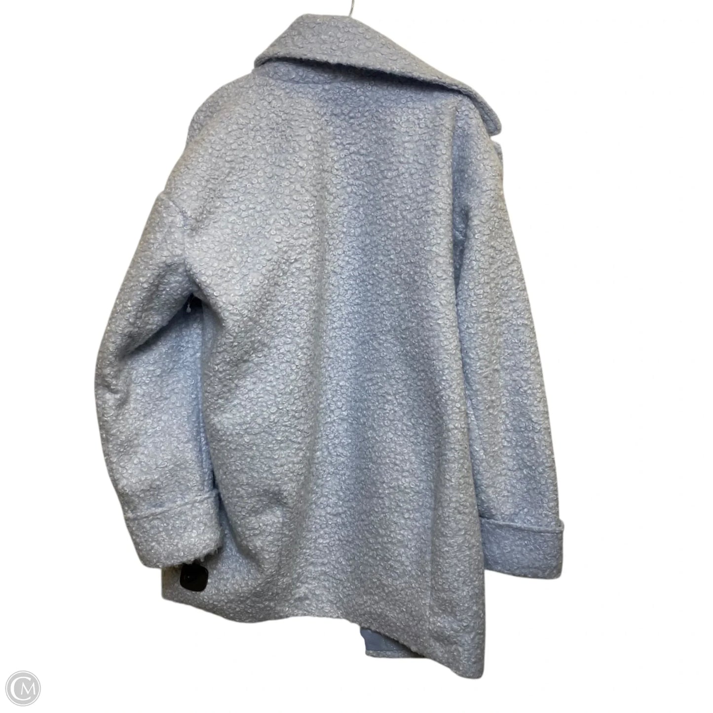 Coat Peacoat By Anthropologie In Blue, Size: L