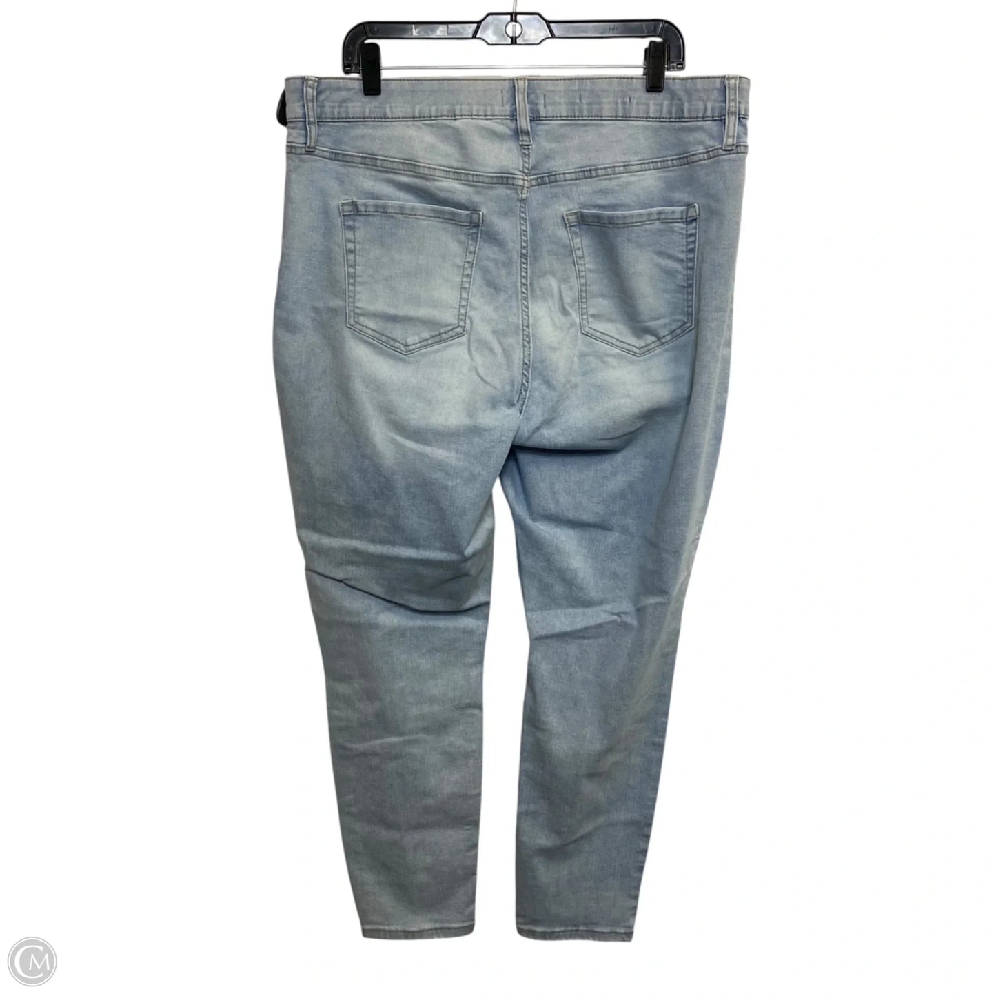 Jeans Skinny By Ava & Viv In Blue Denim, Size: 18